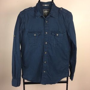 L.O.G.G. Fitted button down men's Dress Shirt S